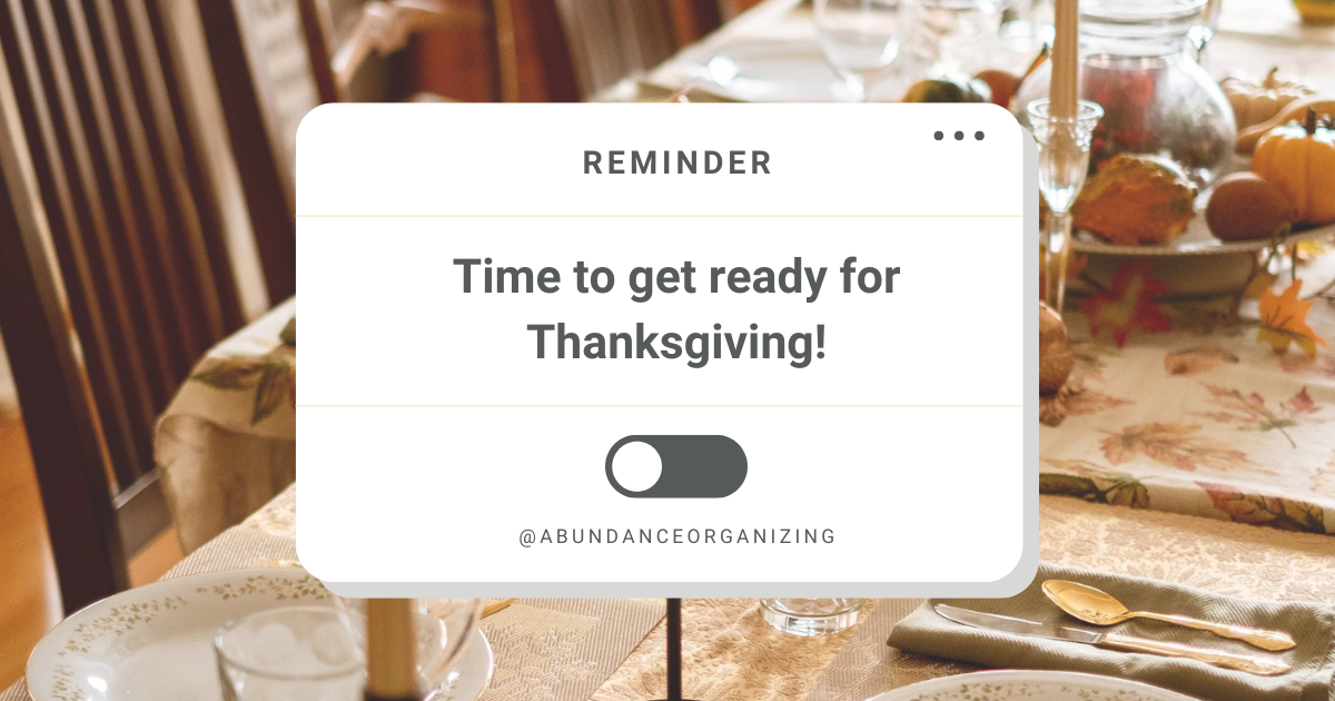 Thanksgiving Hacks